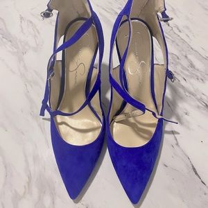 Jessica Simpson Blue Heels